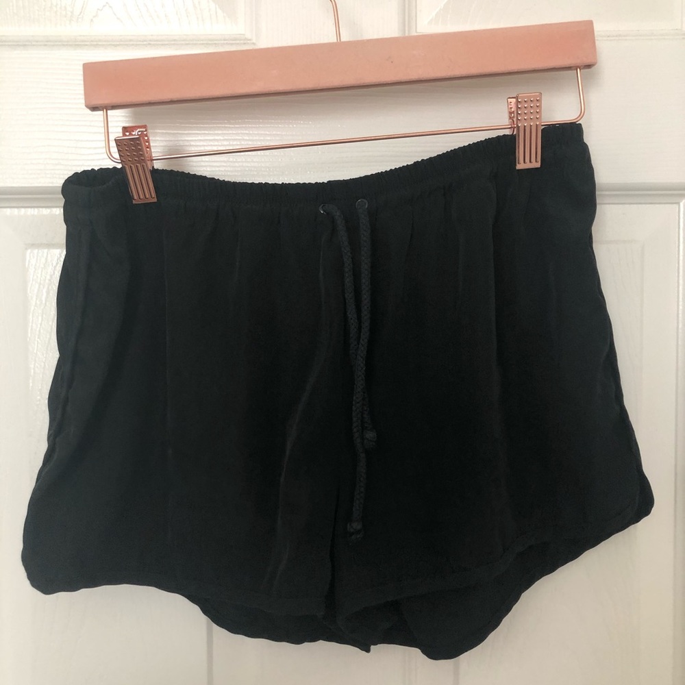 Black Drawstring Shorts
